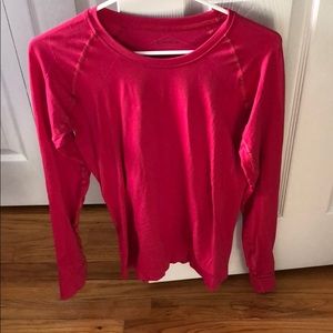 Oiselle Pink Long Sleeve